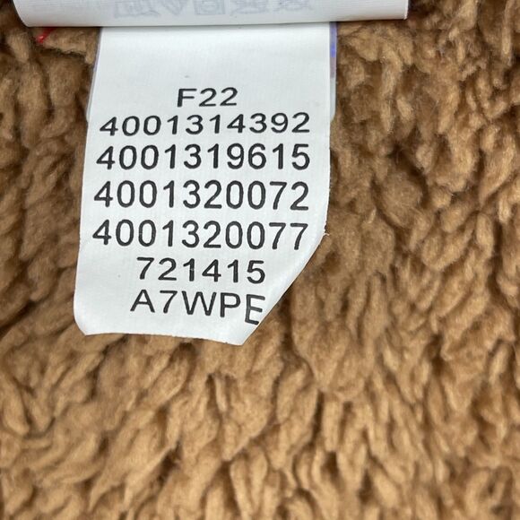 The North Face Reversible Mount Chimbo Jacket Baby 6-12 M Blue Sherpa Full Zip - Picture 12 of 16